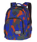 Zestaw młodzieżowy Coolpack 2018 Camouflage Tangerine - plecak Break, piórnik Clever i saszetka Madison