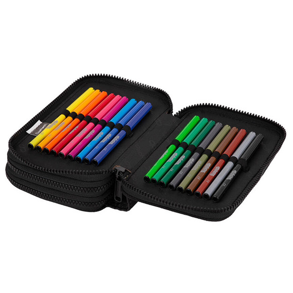 Piórnik potrójny z wyposażeniem CoolPack Jumper 3 Don't Do It F067825