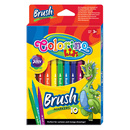 Flamastry pędzelkowe 10 kol. Colorino Kids 65610PTR
