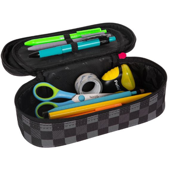 Pencil case CoolPack Campus Camo Mesh Yellow 98410CP No. B62068