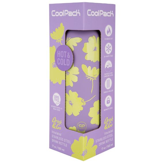 Butelka termiczna Coolpack Bonet Flores Lila Z23913