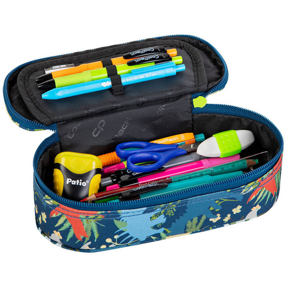 Pencil case CoolPack Campus Camo Mesh Yellow 98410CP No. B62068