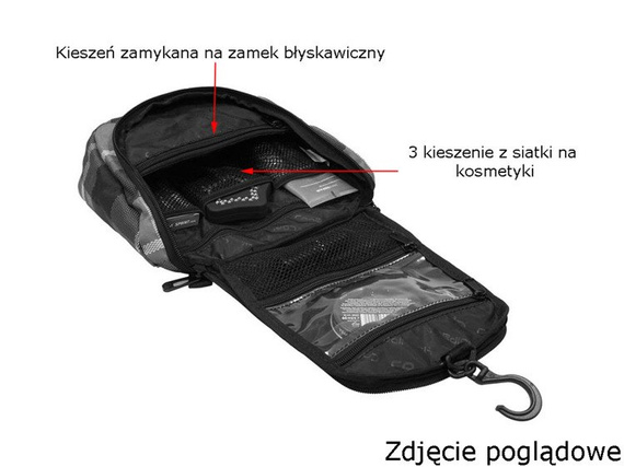 Kosmetyczka Coolpack Camp Vanity Topography red 71307CP nr 982