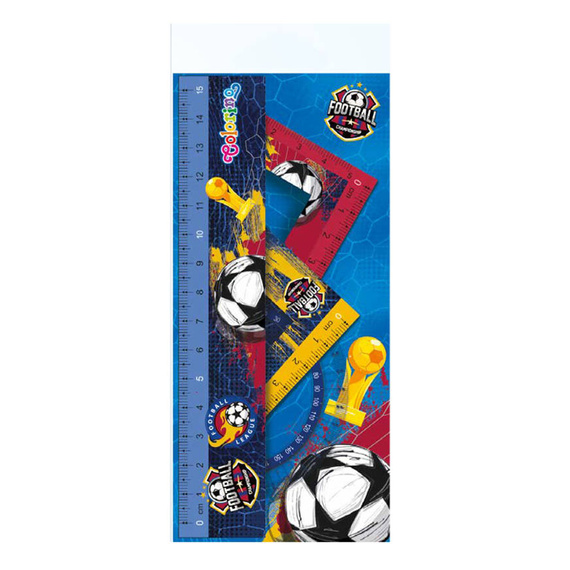 Zestaw geometryczny 4 elementowy Colorino Football 21849PTR
