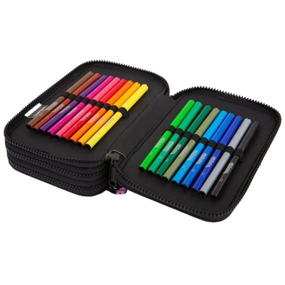 Piórnik potrójny z wyposażeniem CoolPack Jumper 3 Tiger F067931