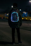 Plecak szkolny Coolpack Joy L LED Camo Roses 96652CP A21209
