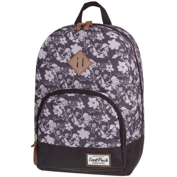 Plecak miejski Coolpack Classic Black & White Flowers 72090CP nr 1016
