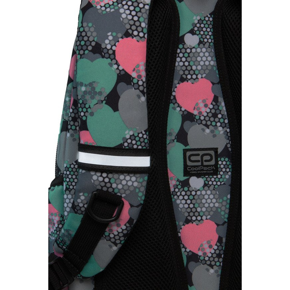 Plecak młodzieżowy szkolny CoolPack Basic Plus Minty Hearts 34588CP nr B03018