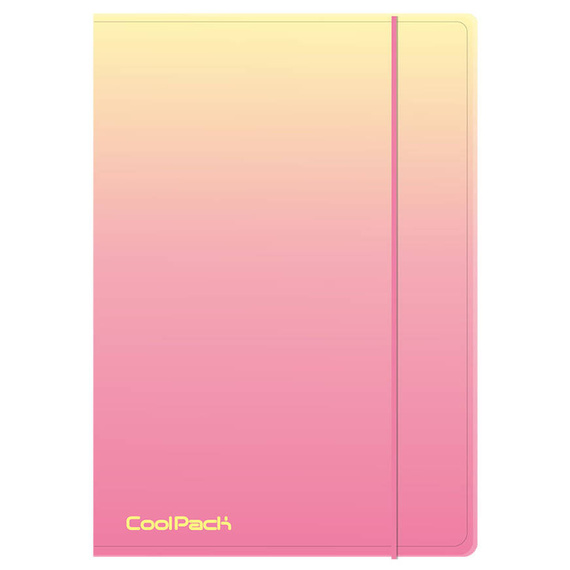 Teczka A4 z gumką Colorino Gradient Peach 03722CP