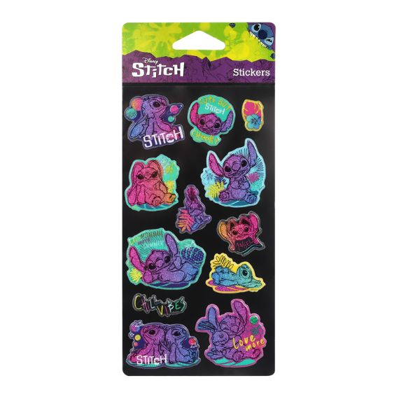 Naklejki wypukłe 12 szt. Stitch Black Coolpack Disney 96458PTR
