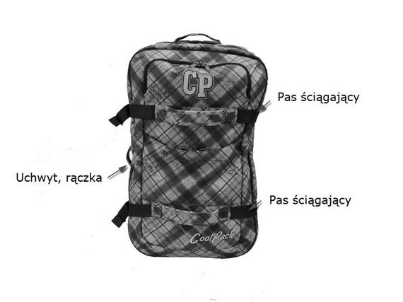 Walizka duża Coolpack Vagabond Rubin 46732CP nr 104