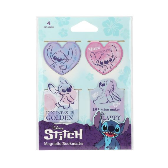 Zakładki magnetyczne 4 szt. Colorino Disney Stitch 3 75378PTR