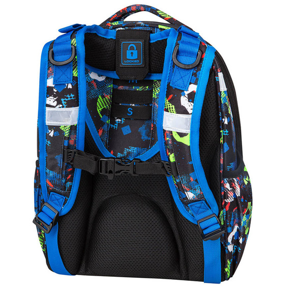 Plecak szkolny CoolPack Turtle Football Blue 2 D015336