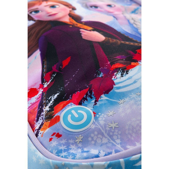 Plecak szkolny na kółkach Coolpack Jack LED Disney Frozen II 48165CP B52305