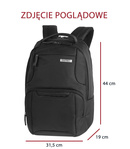 Business backpack Coolpack Citizen Black 12775CP nr A173
