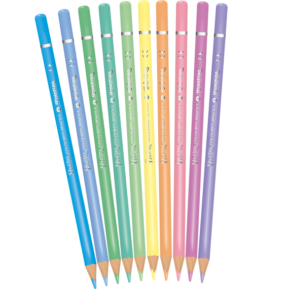  Hexagonal coloured pencils 12 colours Colorino Kids 14687PTR/1