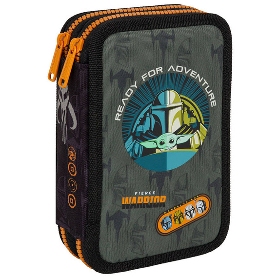 Piórnik z wyposażeniem CoolPack Jumper 2 Disney Core Mandalorian F066781