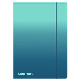 Teczka A4 z gumką Coolpack Gradient Blue Lagoon 31220CP
