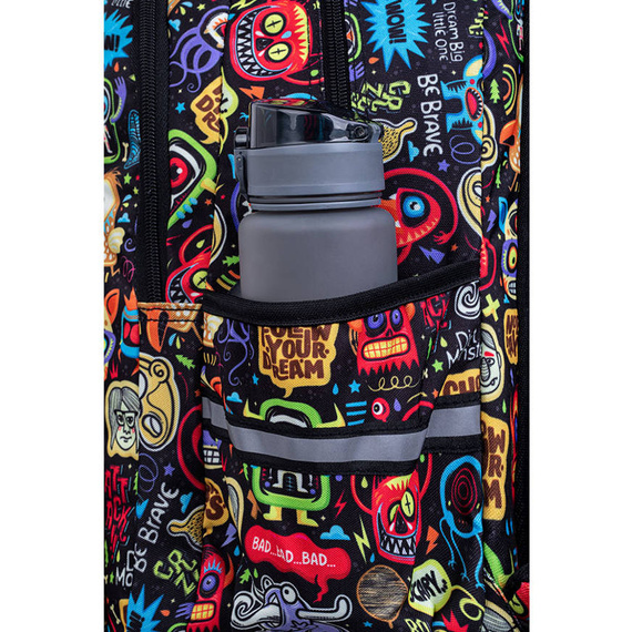 Plecak młodzieżowy szkolny CoolPack Basic Plus Scary Stickers F003696