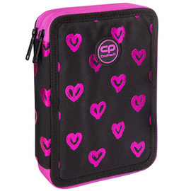 Piórnik szkolny podwójny z wyposażeniem CoolPack Jumper XL Electra Hearts D077334