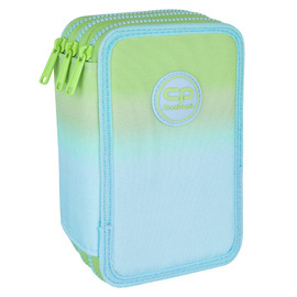 Piórnik szkolny potrójny z wyposażeniem CoolPack Jumper 3 Gradient Mojito F067755