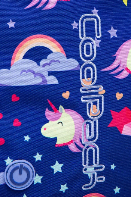 School backpack Coolpack Bobby LED Unicorns 22738CP A23208