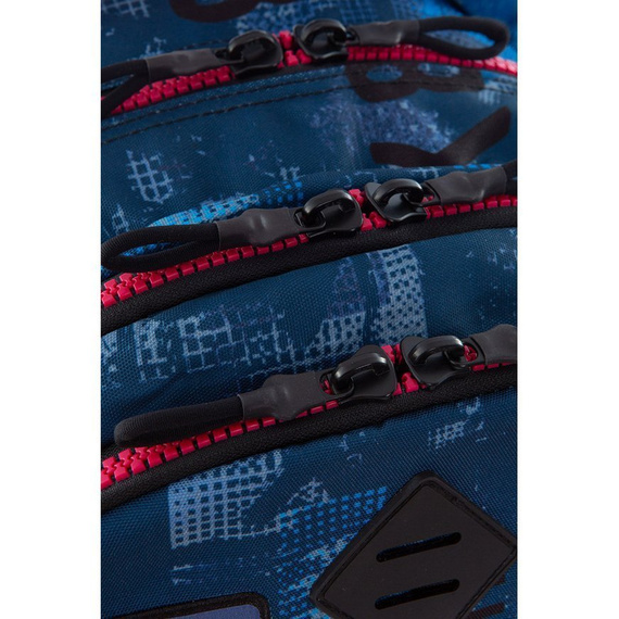 Plecak młodzieżowy Coolpack Bentley Badges Boys Blue 49506CP nr B24054 