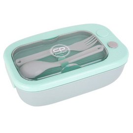 Śniadaniówka z przegródką i sztućcami Coolpack Mil Mint/Gray Z31004
