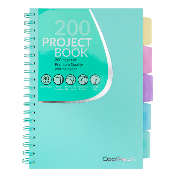 Kołobrulion B5 Coolpack Pastel miętowy 81384CP