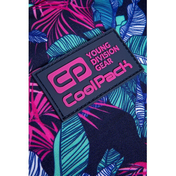 Plecak młodzieżowy szkolny CoolPack Factor Turquoise Jungle 73600CP C02191