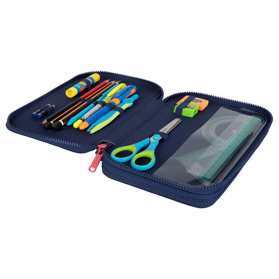 Piórnik szkolny podwójny z wyposażeniem CoolPack Jumper XL Margaret E77599
