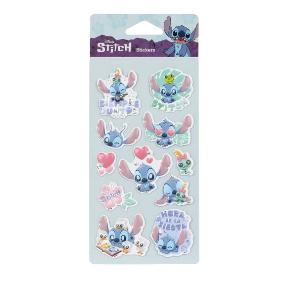 Naklejki wypukłe 12 szt. Stitch Pastel Coolpack Disney 75439PTR