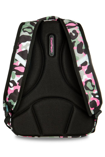 Set Coolpack Camo Pink Badges - Dart backpack and a Clever pencil case