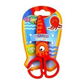 Plastic scissors Octopus Colorino Kids 37275PTR