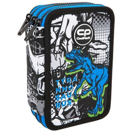 Piórnik potrójny z wyposażeniem CoolPack Jumper 3 T-rex F067853