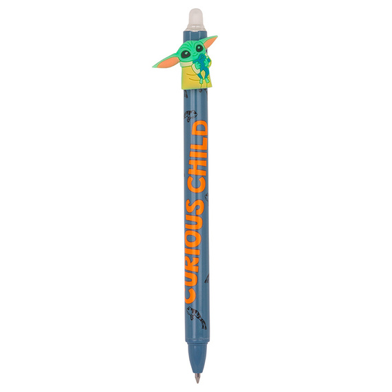 Długopis automatyczny wymazywalny Mandalorian Colorino Disney Core szary 66055PTR_SZARY