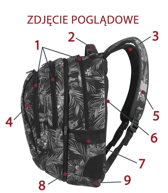Plecak szkolny Coolpack Combo Criss Cross 82126CP nr A517