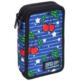 Piórnik szkolny podwójny z wyposażeniem CoolPack Jumper 2 Cherries 66152CP C66238