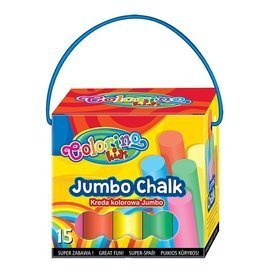 Kreda kolorowa Jumbo 15 szt Colorino Kids 65825PTR