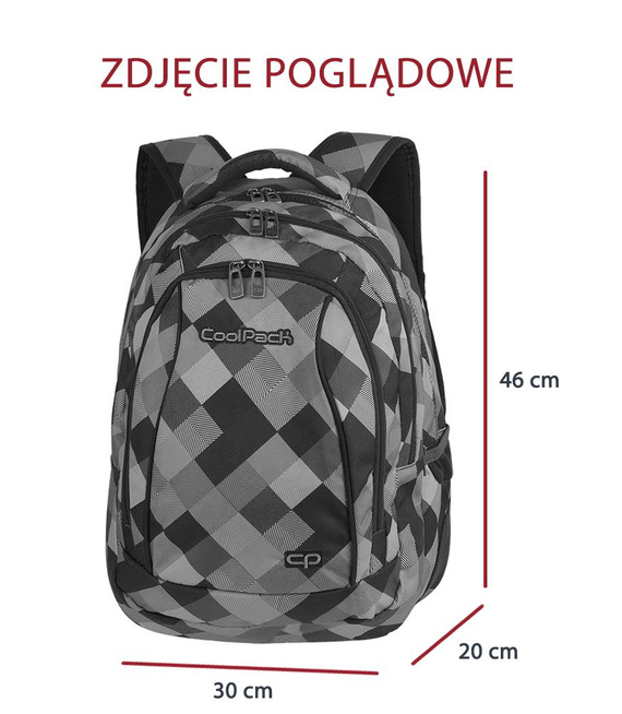 Plecak szkolny Coolpack Combo Criss Cross 82126CP nr A517