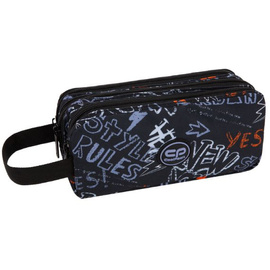 Piórnik szkolny trzykomorowy CoolPack Primus L New york F060909