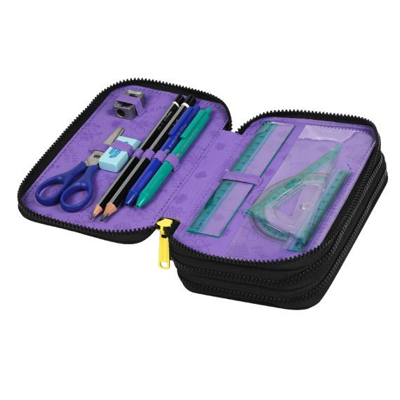 Piórnik potrójny z wyposażeniem Coolpack Jumper 3 Disney Stitch F067886