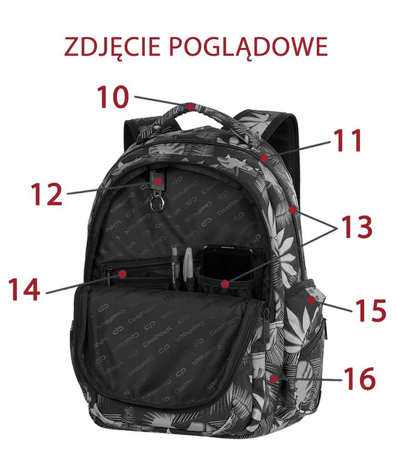 School backpack Coolpack Flash Hawaian Blue 88084CP nr A303