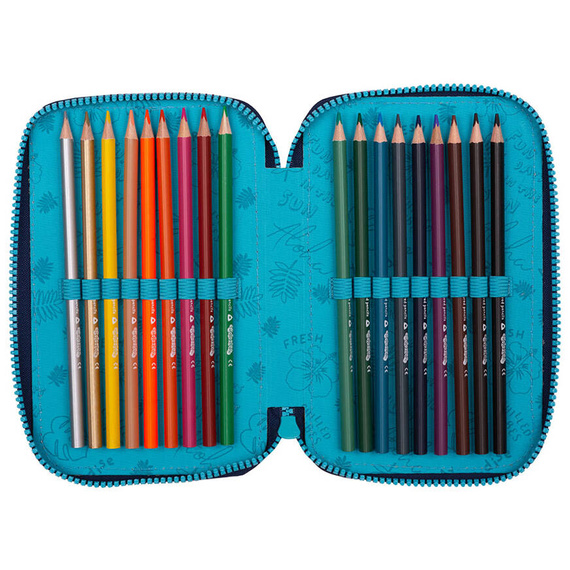 Piórnik potrójny z wyposażeniem Coolpack Jumper 3 Disney Core Stitch F067780