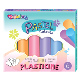 Plastelina 6 kolorów Pastel Colorino Kids 84972PTR