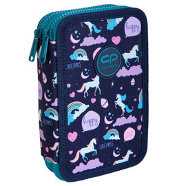 Piórnik szkolny podwójny z wyposażeniem CoolPack Jumper 2 Happy Unicorn E66549