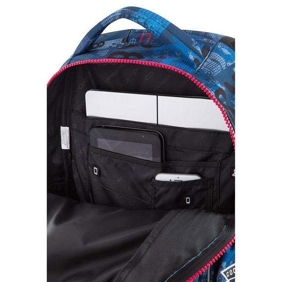 Plecak młodzieżowy Coolpack Bentley Badges Boys Blue 49506CP nr B24054 