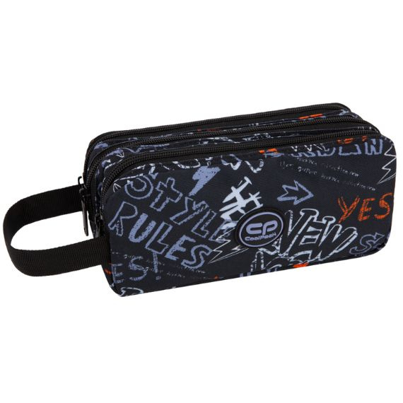 Piórnik szkolny trzykomorowy CoolPack Primus L New york F060909