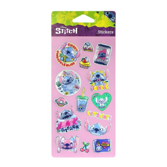 Naklejki wypukłe 12 szt. Stitch Blue Coolpack Disney wzór 2 96595PTR
