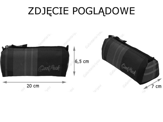 Pencil case Coolpack Tube Red berry 60776CP nr 519
